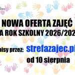 Oferta zajęć na rok szkolny 2026/2027